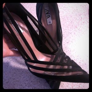 Zara Black High Heels